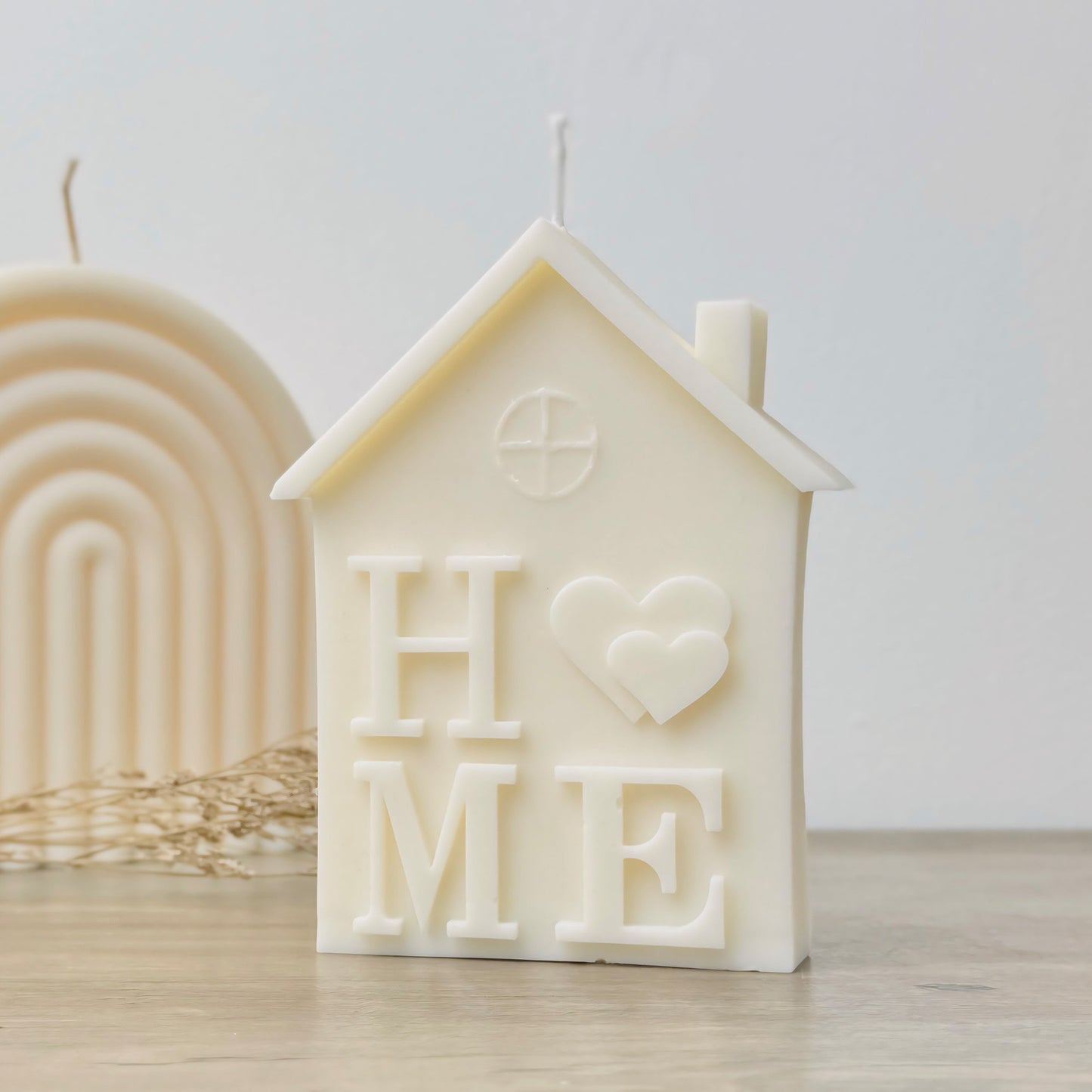 Soy Candle Home Decor Gift - House Shaped Candle - New Home Gift