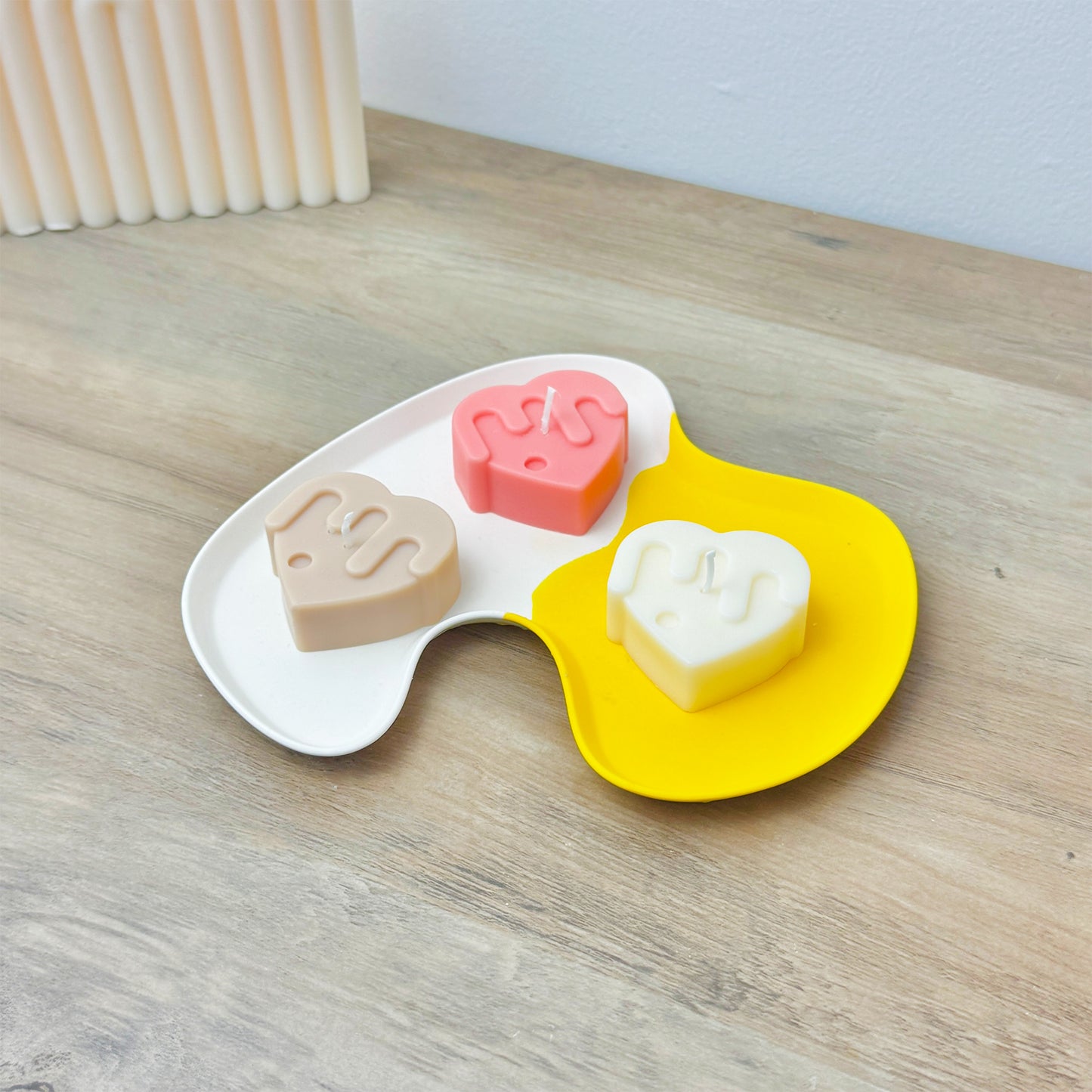 Love Heart Tealight Candles - Valentine's Day Gift Candles