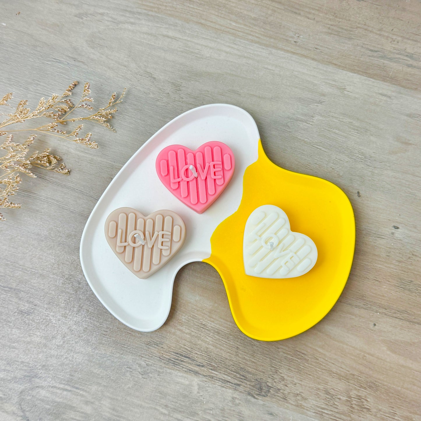 Love Heart Tealight Candles - Heart Shape Tea Lights - Romantic Gifts