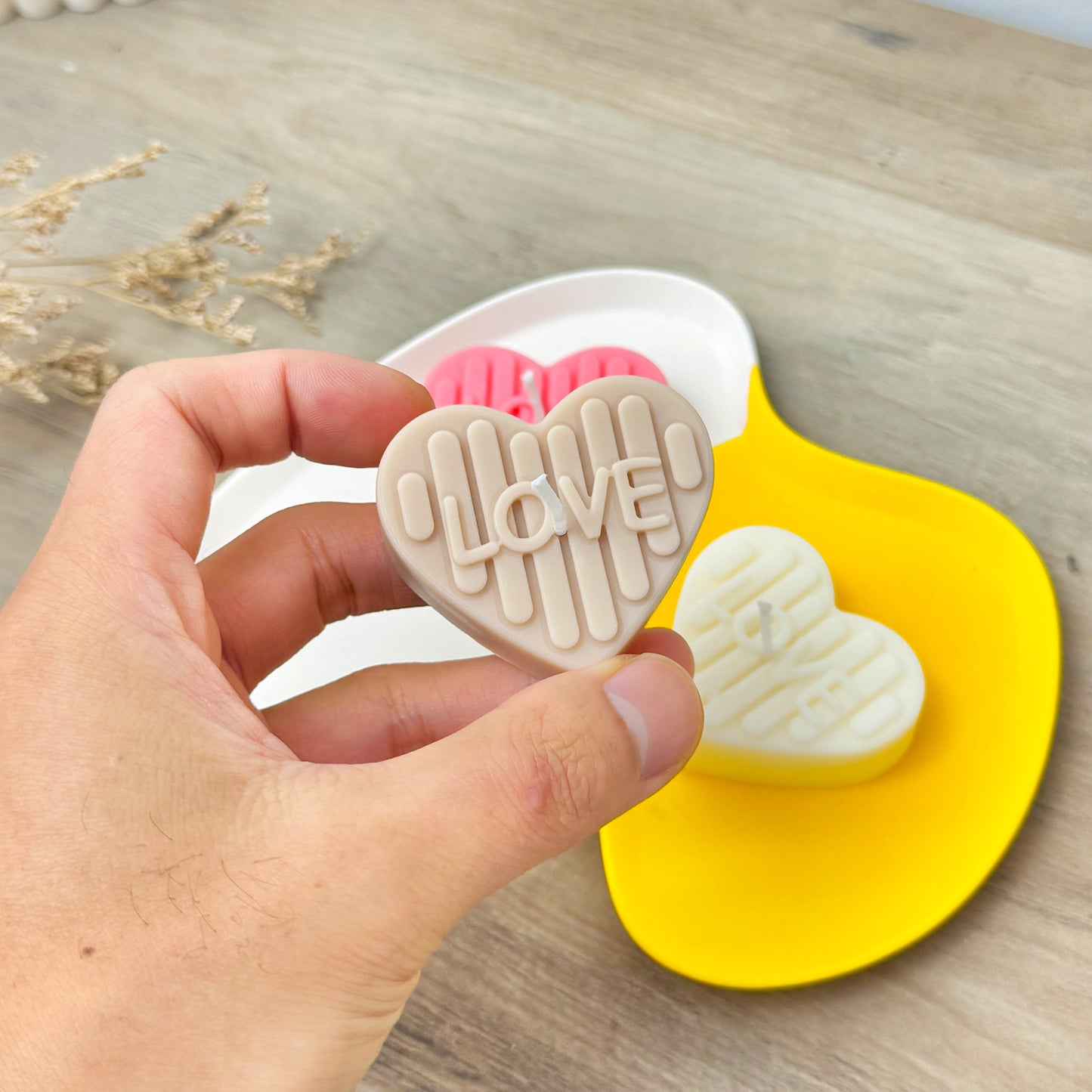 Love Heart Tealight Candles - Heart Shape Tea Lights - Romantic Gifts
