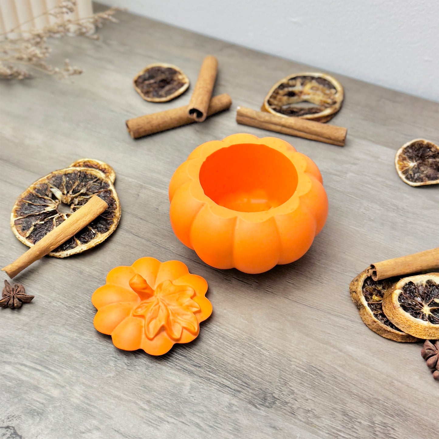 Orange Pumpkin Decorative Bowl - Autumn Home Decor - Halloween Decor