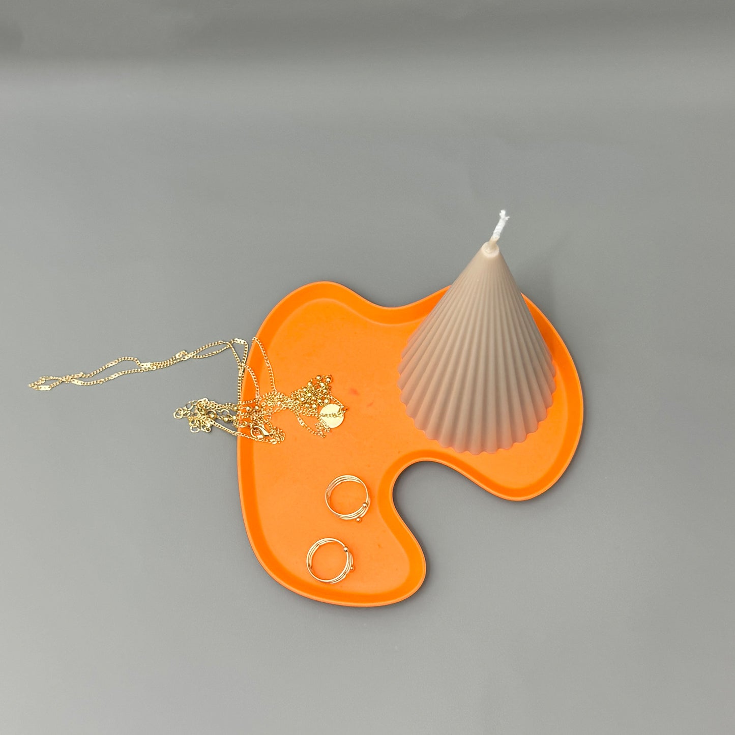 Orange Trinket Tray – Jewellery Dish & Home Décor Tray – Accent Tray