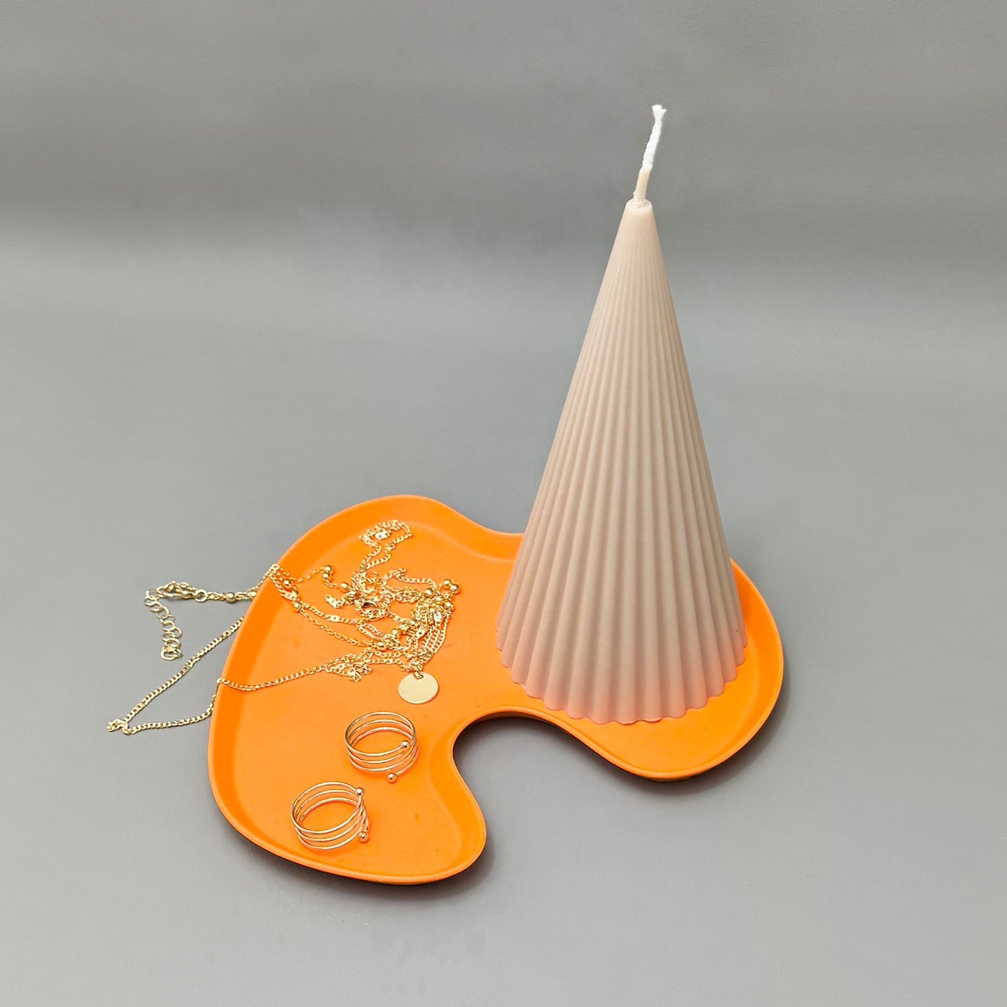 Orange Trinket Tray – Jewellery Dish & Home Décor Tray – Accent Tray