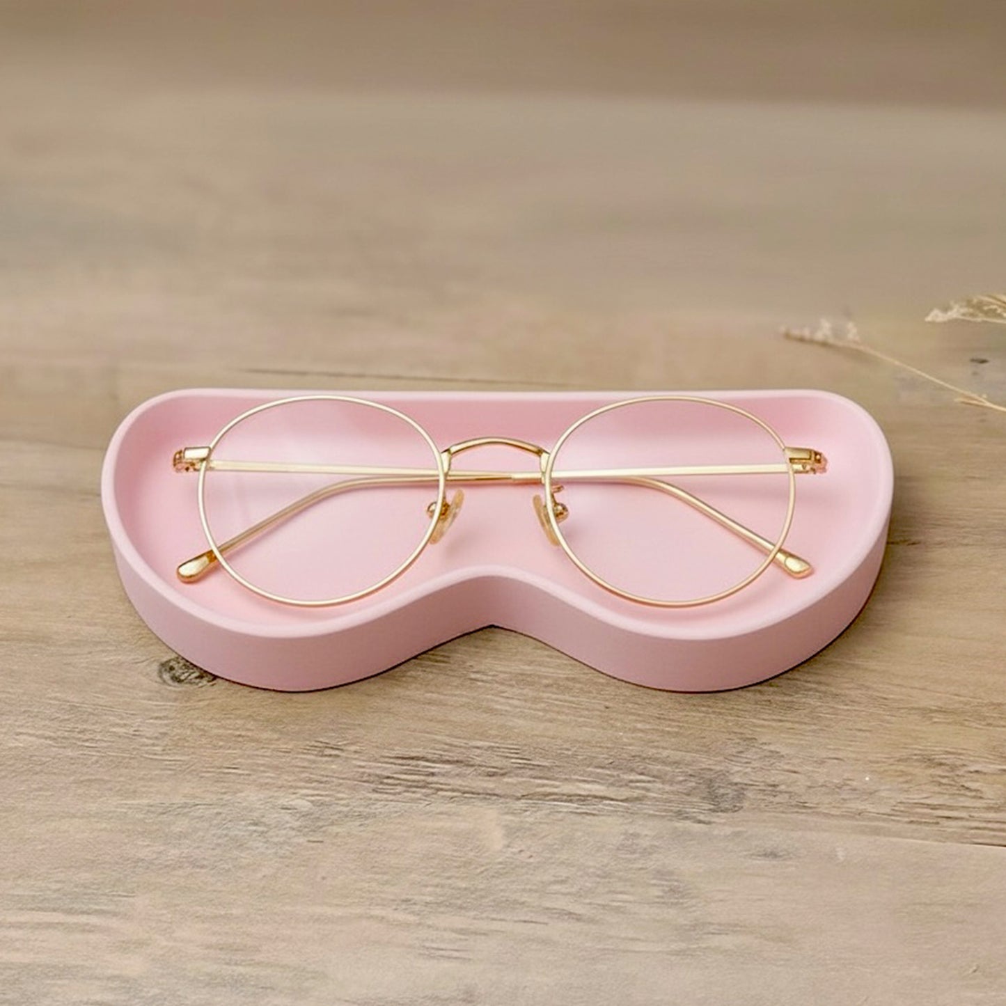 Handmade Pastel Pink Glasses Tray & Sunglasses Holder