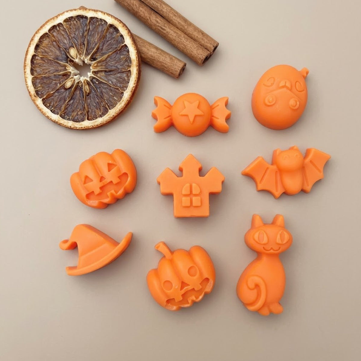 Apple & Cinnamon Halloween Wax Melts Set of 8