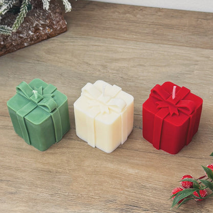 Christmas Gift Candle - Christmas Present Candle - Christmas Decoration Candles