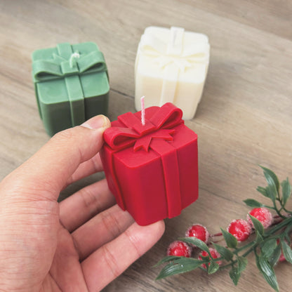 Christmas Gift Candle - Christmas Present Candle - Christmas Decoration Candles