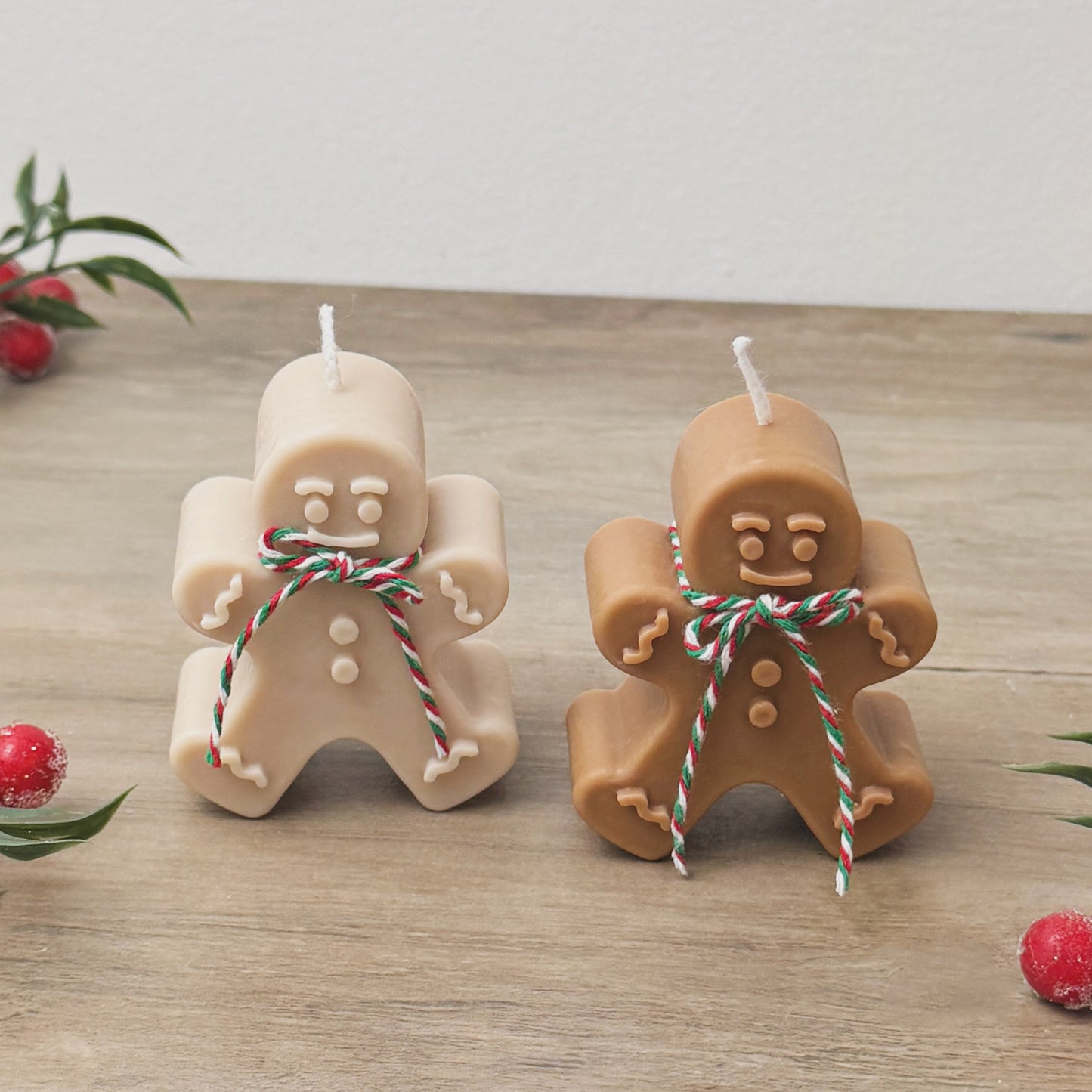 Christmas Gingerbread Candle - Gingerbread Scented Christmas Candle - Gingerbread Man