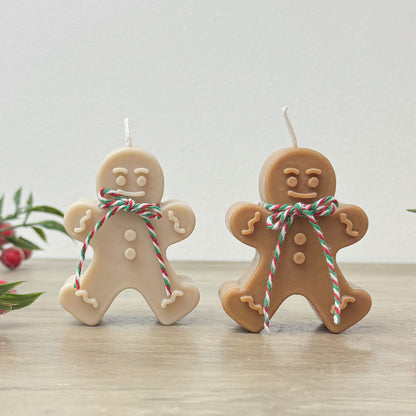 Christmas Gingerbread Candle - Gingerbread Scented Christmas Candle - Gingerbread Man