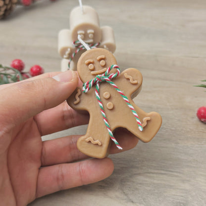 Christmas Gingerbread Candle - Gingerbread Scented Christmas Candle - Gingerbread Man