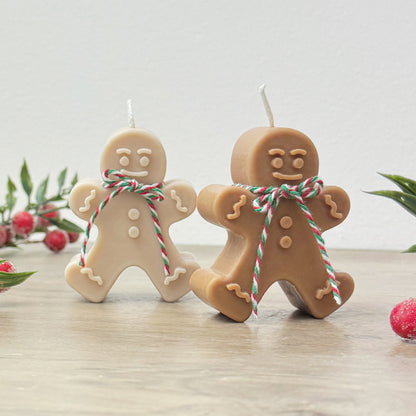 Christmas Gingerbread Candle - Gingerbread Scented Christmas Candle - Gingerbread Man