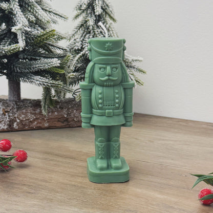 Green Christmas Nutcracker Candle - Nutcracker Soldier Decoration - Christmas Gift