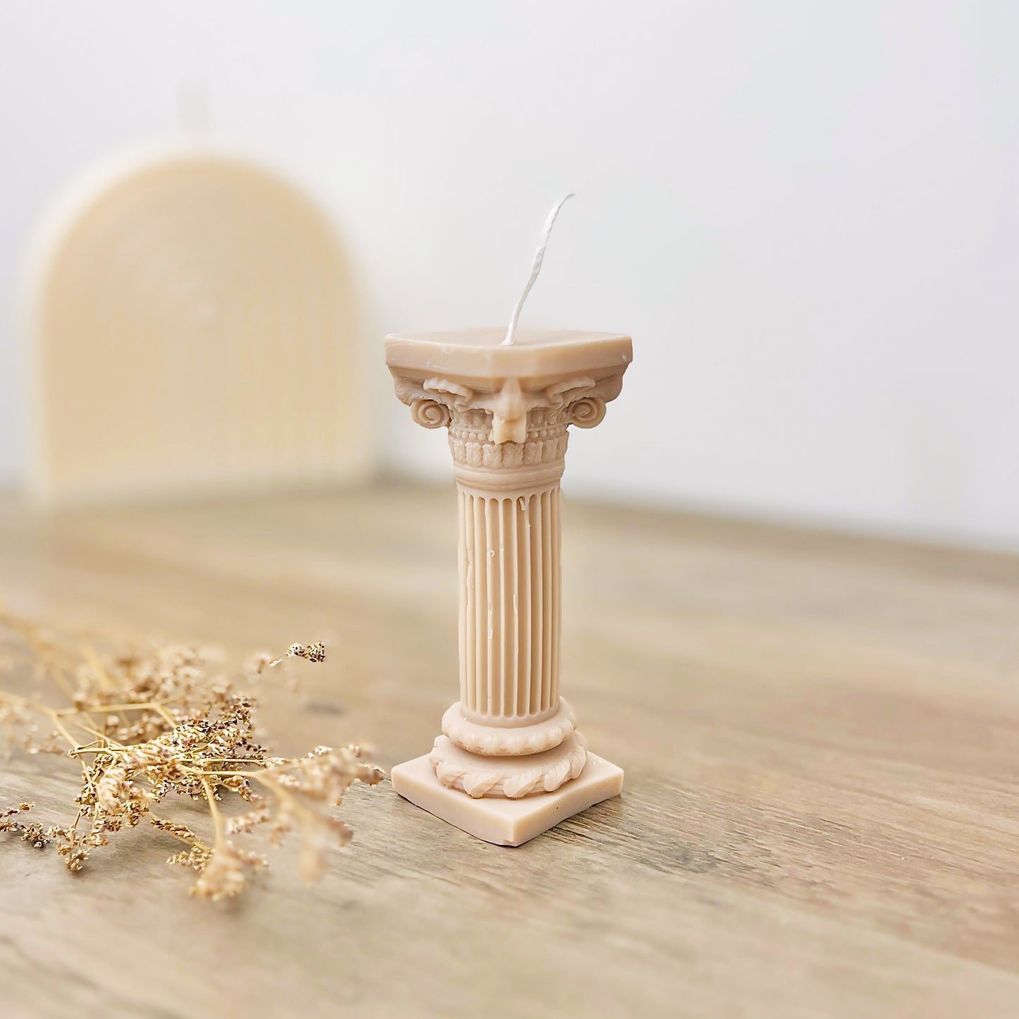 Roman Column Candle - Roman Temple Candle - Rome Home Decor