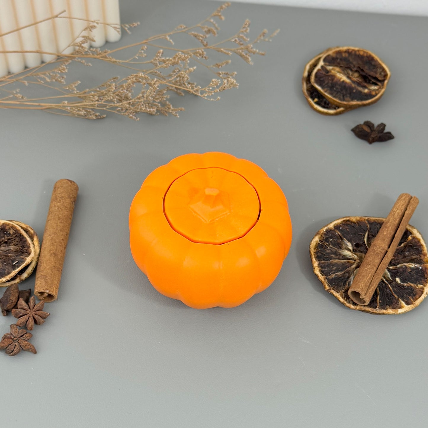 Orange Pumpkin Decorative Bowl – Autumn & Halloween Home Decor