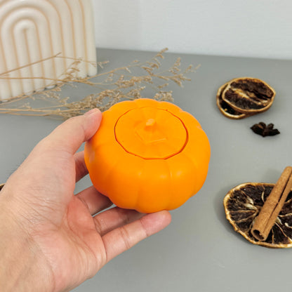 Orange Pumpkin Decorative Bowl – Autumn & Halloween Home Decor
