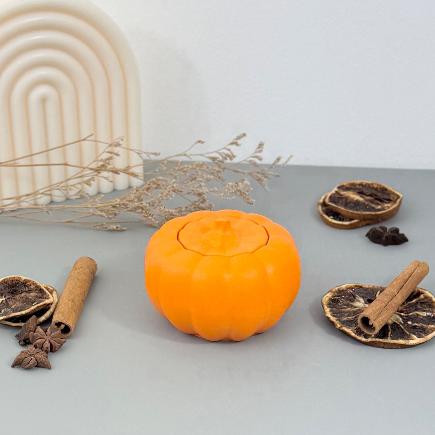 Orange Pumpkin Decorative Bowl – Autumn & Halloween Home Decor