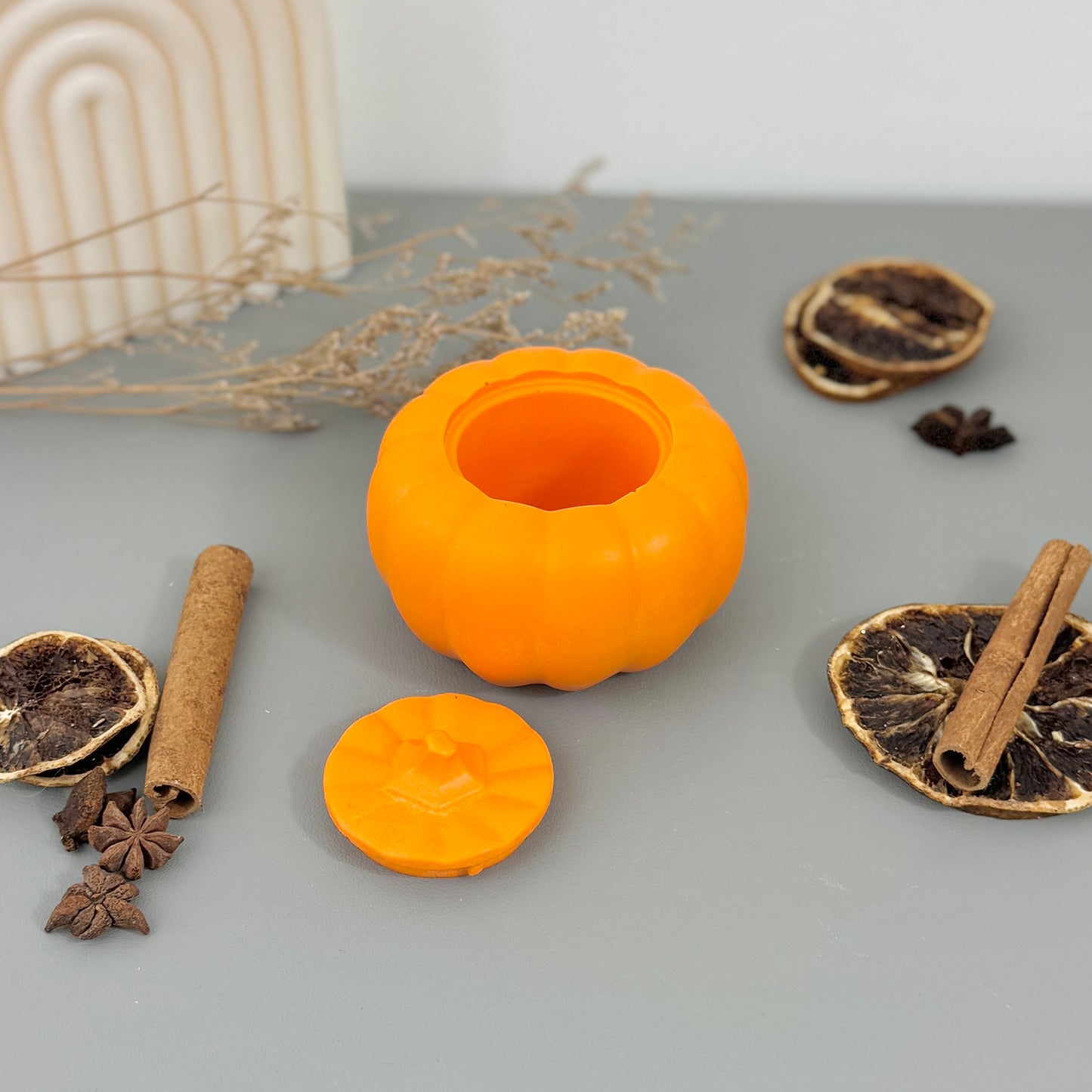 Orange Pumpkin Decorative Bowl – Autumn & Halloween Home Decor