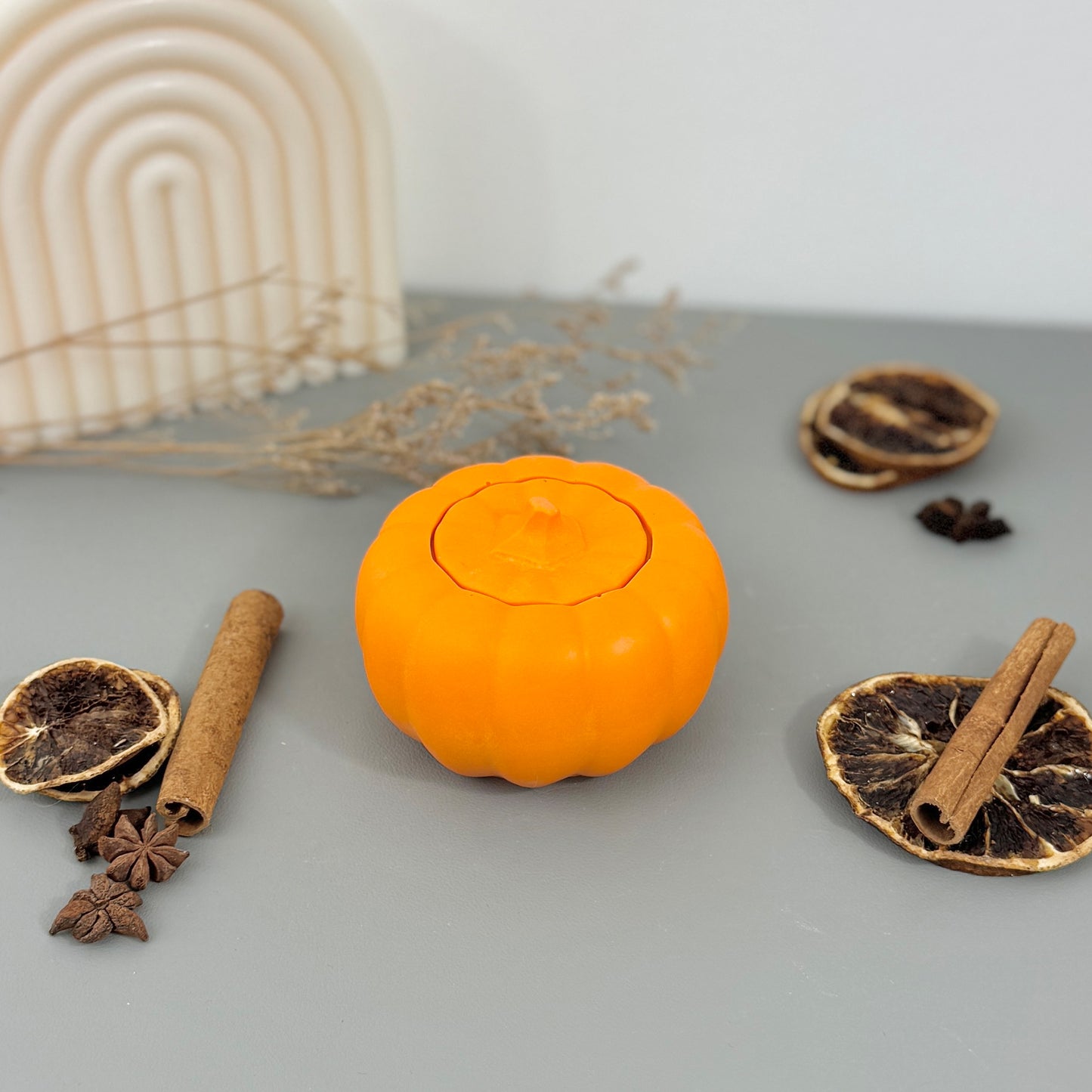 Orange Pumpkin Decorative Bowl – Autumn & Halloween Home Decor