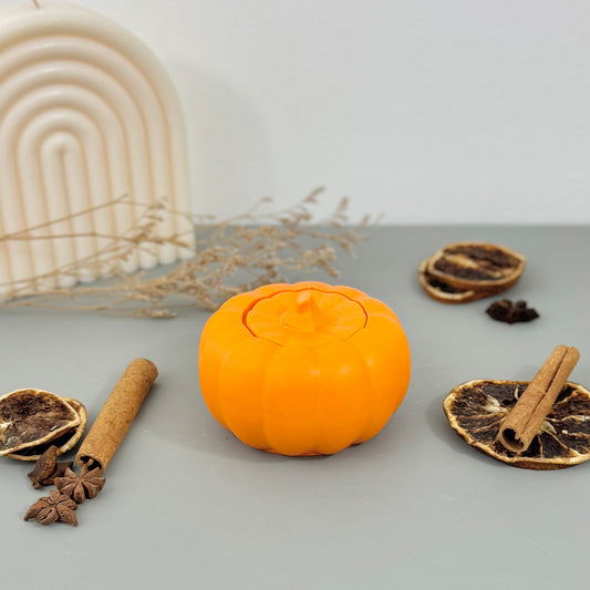 Orange Pumpkin Decorative Bowl – Autumn & Halloween Home Decor