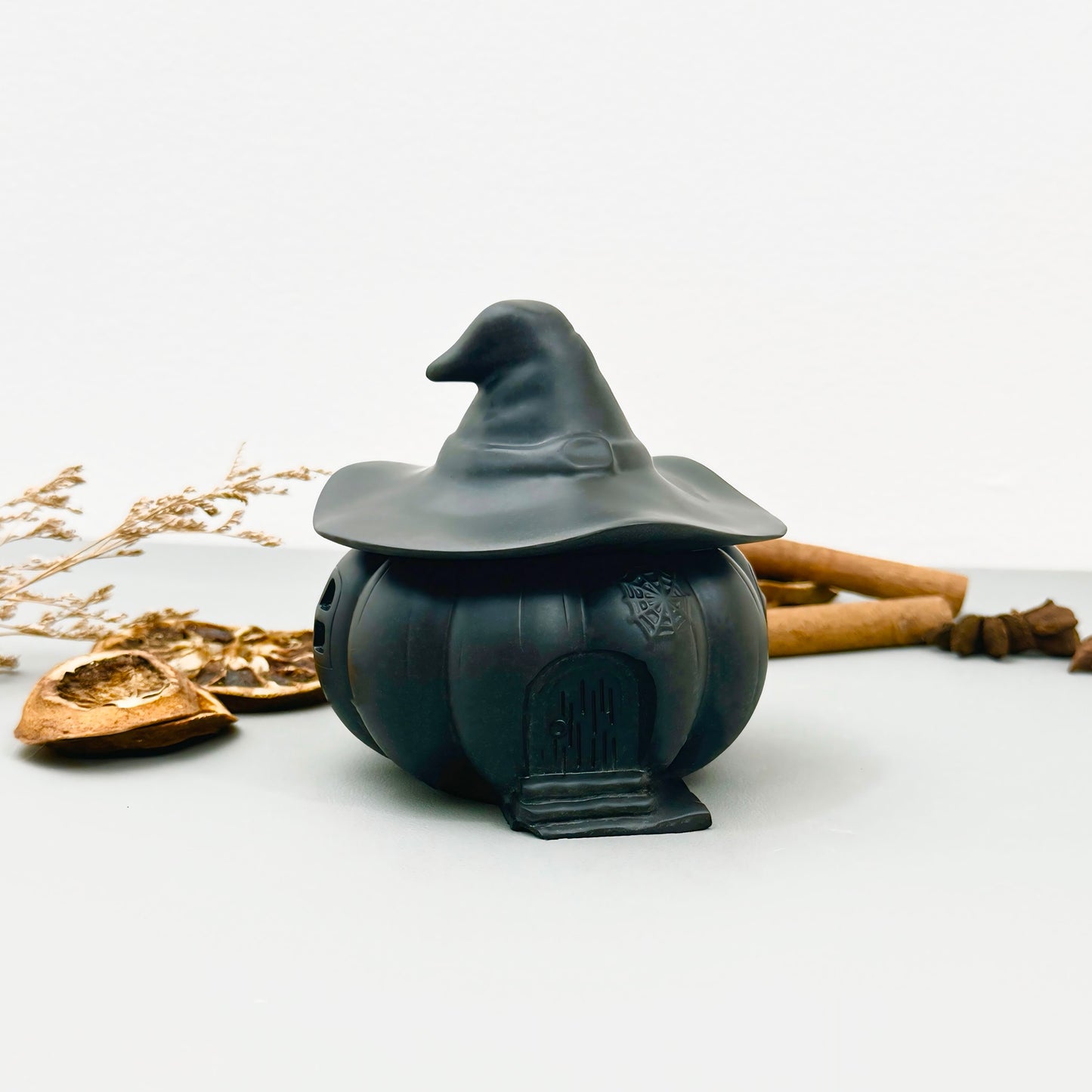 Black Witches House Decorative Bowl - Black Halloween Decoration Bowl