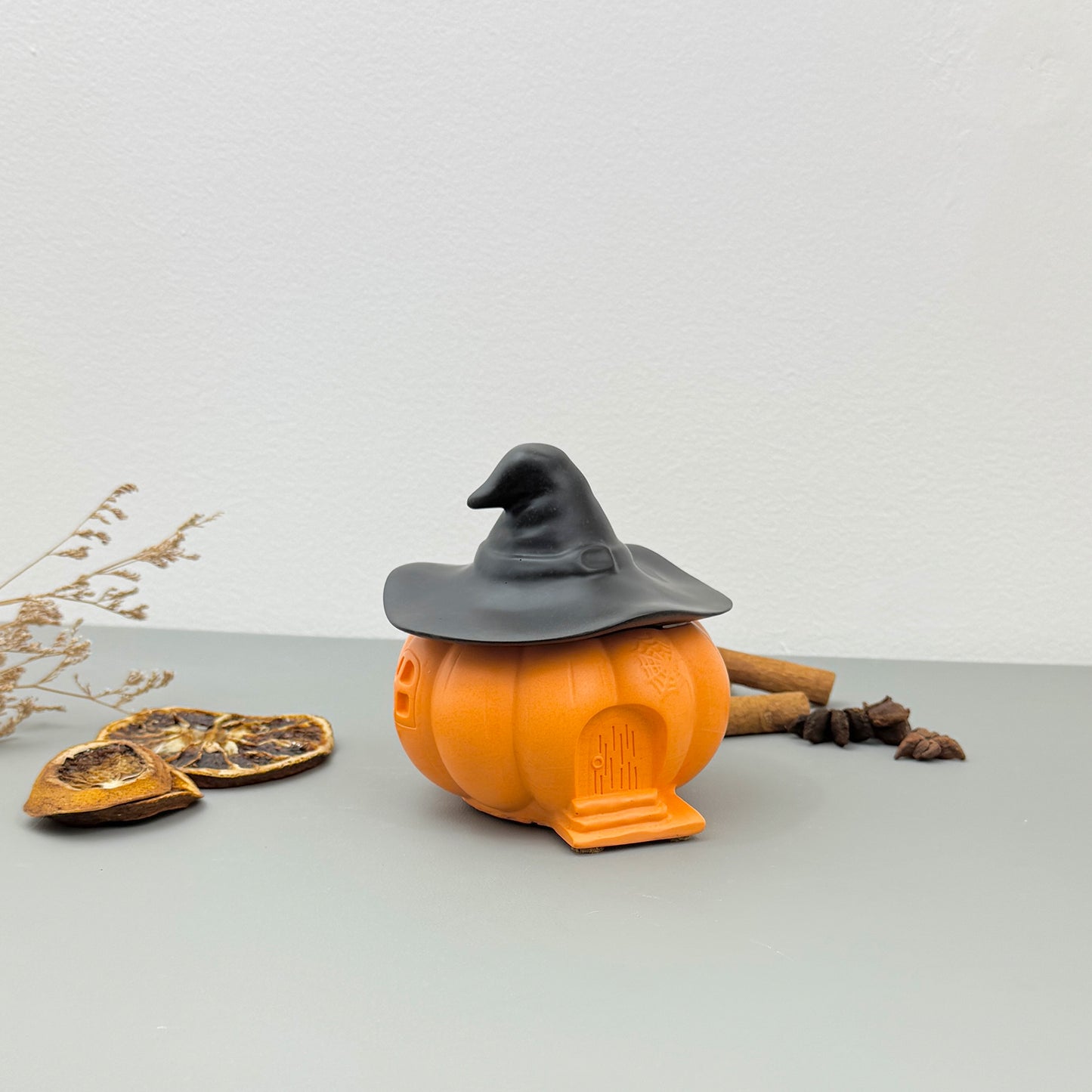 Black and Orange Witches House Decorative Bowl - Halloween Decor