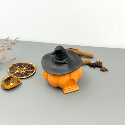 Black and Orange Witches House Decorative Bowl - Halloween Decor
