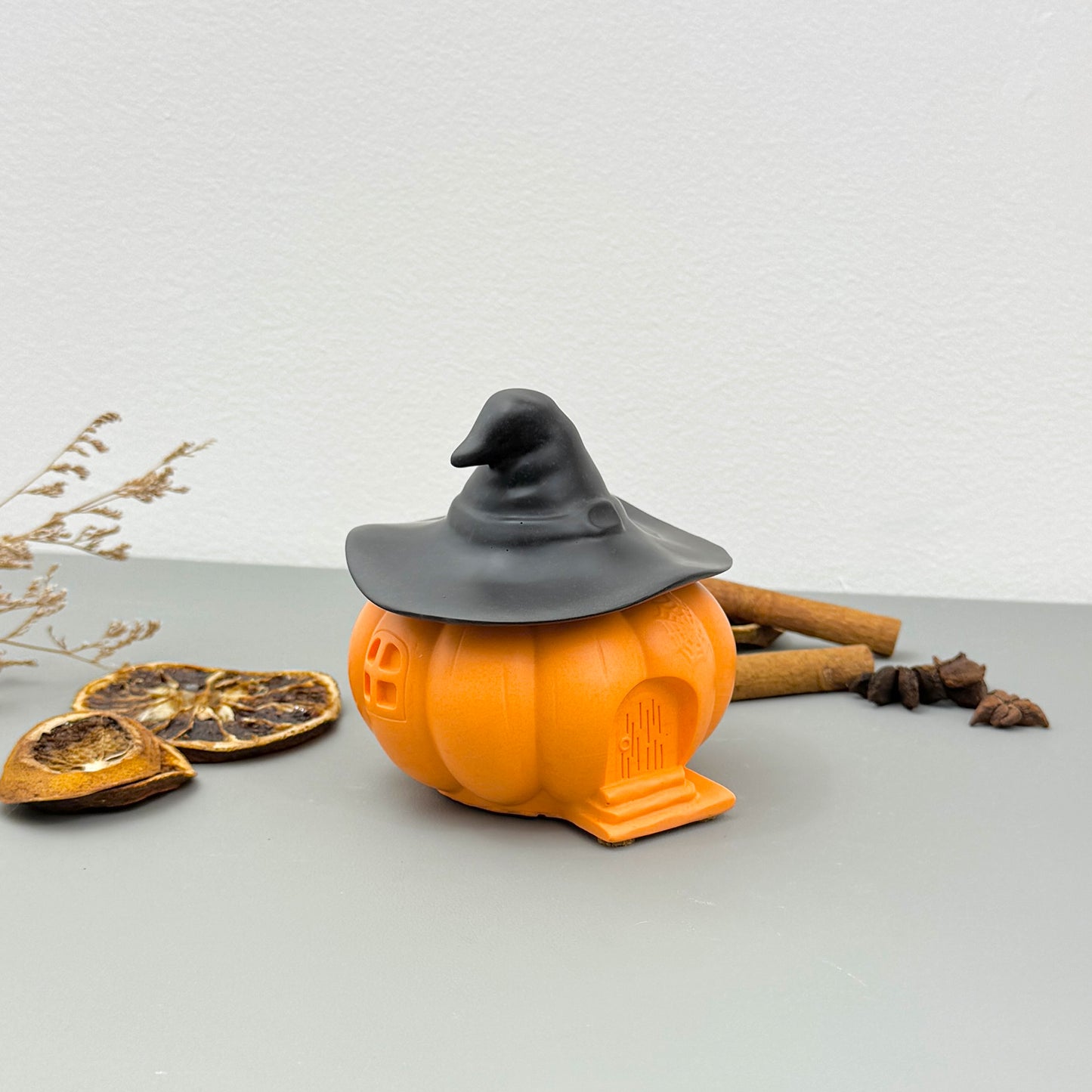 Black and Orange Witches House Decorative Bowl - Halloween Decor