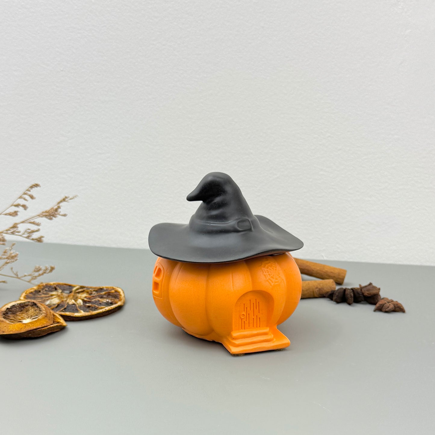 Black and Orange Witches House Decorative Bowl - Halloween Decor