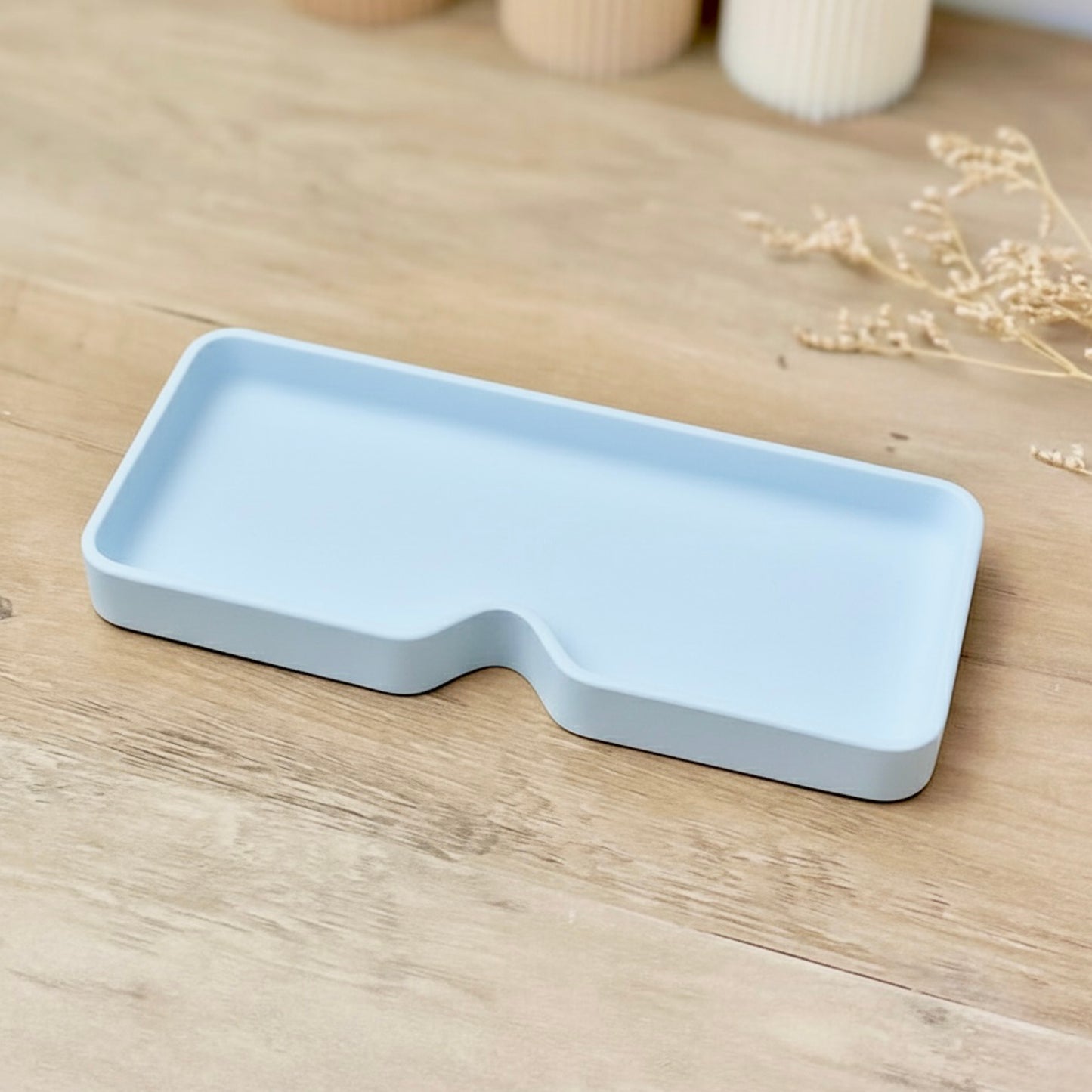 Blue Glasses Case, Sunglasses Holder and Reading Glasses Tray