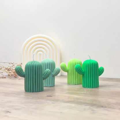 Green Cactus Candles - Cacti Candle Home Decor Gift