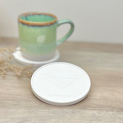 Capricorn Zodiac Sign Birthday Gift Coaster - Capricorn Star Sign Gifts