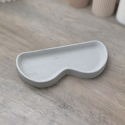 Concrete Grey Glasses Tray - Concrete Glasses Holder - Grey Glasses Case