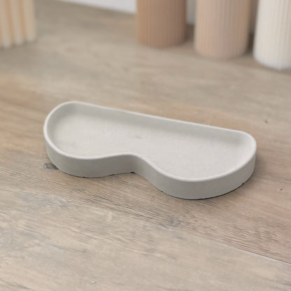 Concrete Grey Glasses Tray - Concrete Glasses Holder - Grey Glasses Case