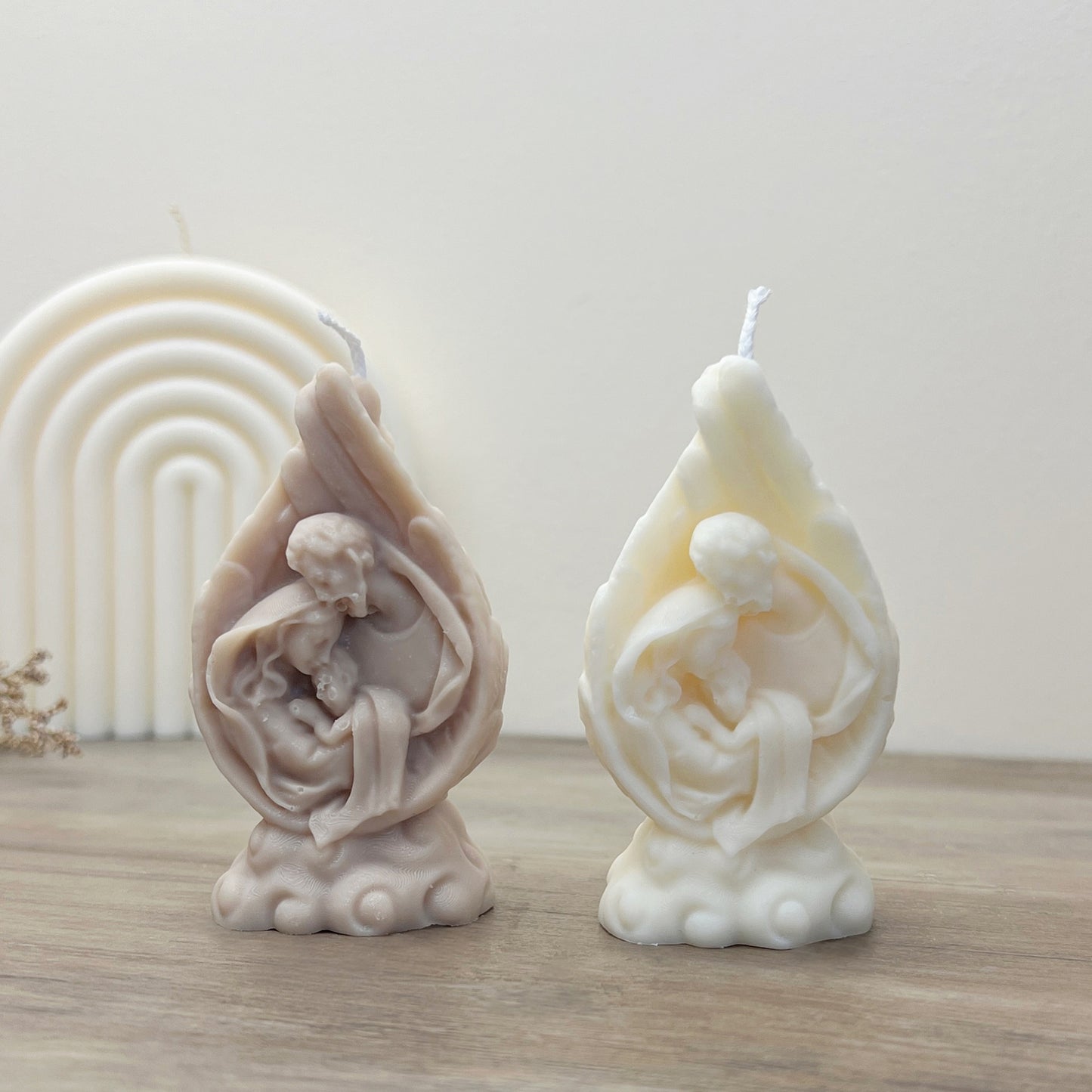 Mini Nativity Scene Christmas Decoration - Christian Christmas Candle