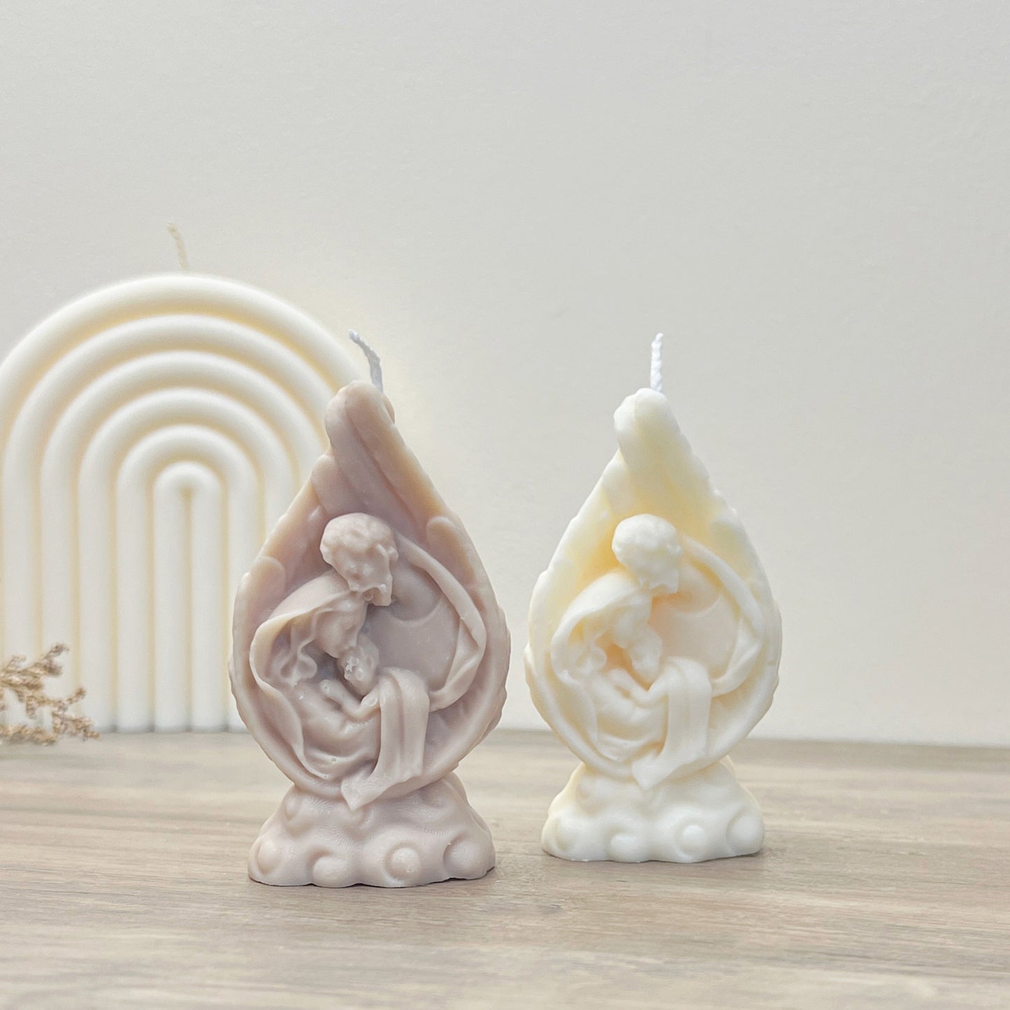 Mini Nativity Scene Christmas Decoration - Christian Christmas Candle