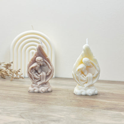 Mini Nativity Scene Christmas Decoration - Christian Christmas Candle