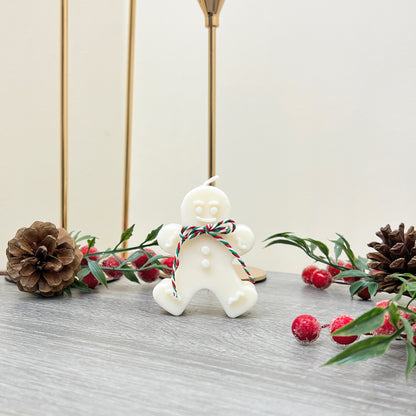 Christmas Gingerbread Candles - Gingerbread Scent Candle - Xmas Decoration