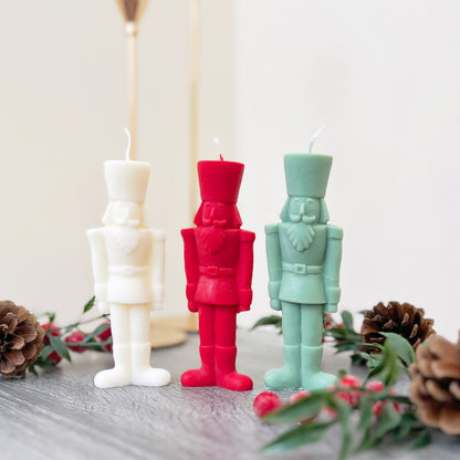 Christmas Nutcracker Candle - Festive Decoration Candle