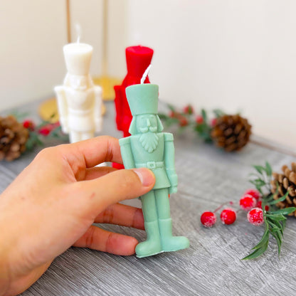 Christmas Nutcracker Candle - Festive Decoration Candle