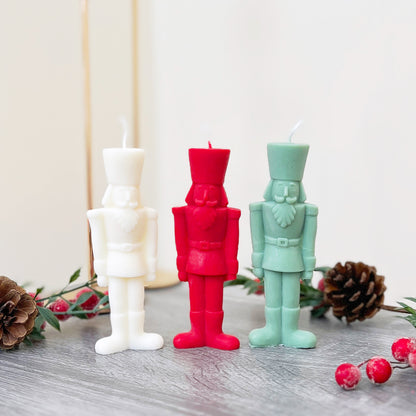 Christmas Nutcracker Candle - Festive Decoration Candle