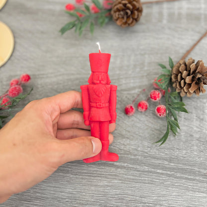 Christmas Nutcracker Candle - Festive Decoration Candle