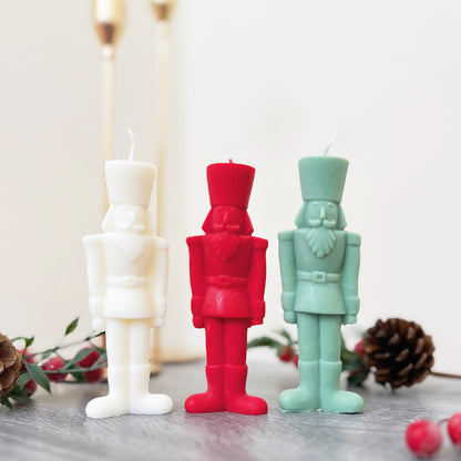 Christmas Nutcracker Candle - Festive Decoration Candle