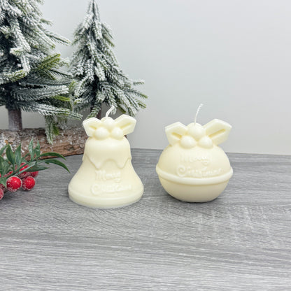 Festive Christmas Pudding Candle - Christmas Candles - Christmas Decor