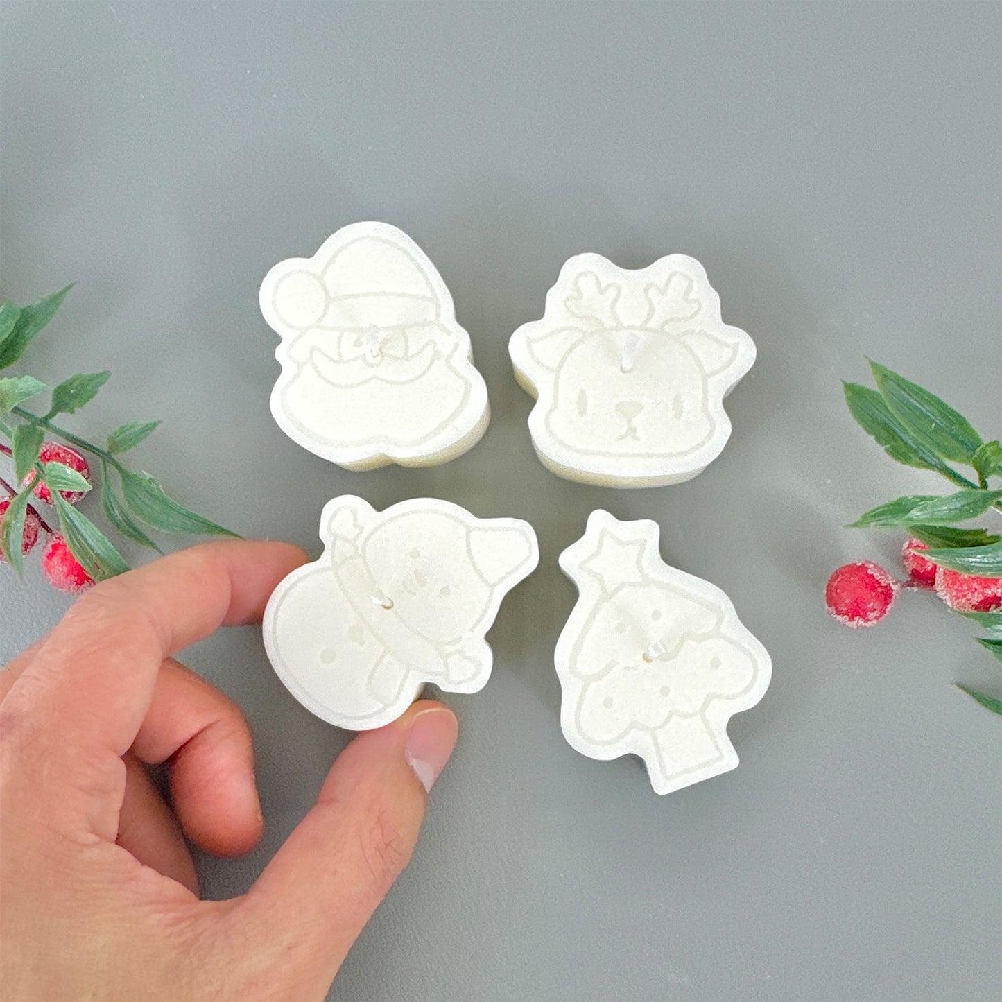 Christmas Candle Gift Set - Festive Tealight Gift - Christmas Gifts