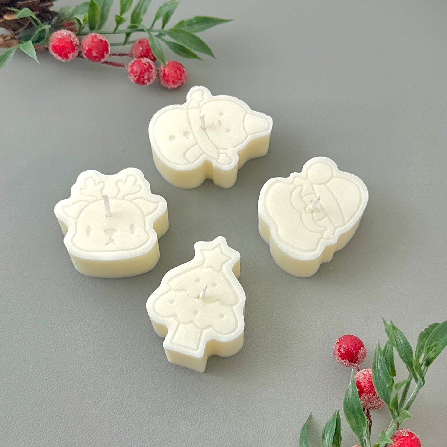 Christmas Candle Gift Set - Festive Tealight Gift - Christmas Gifts