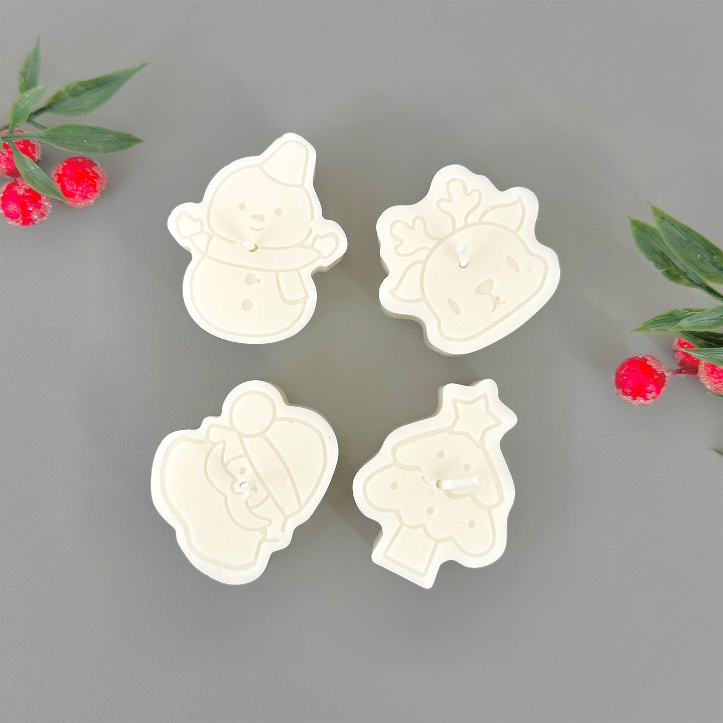 Christmas Candle Gift Set - Festive Tealight Gift - Christmas Gifts