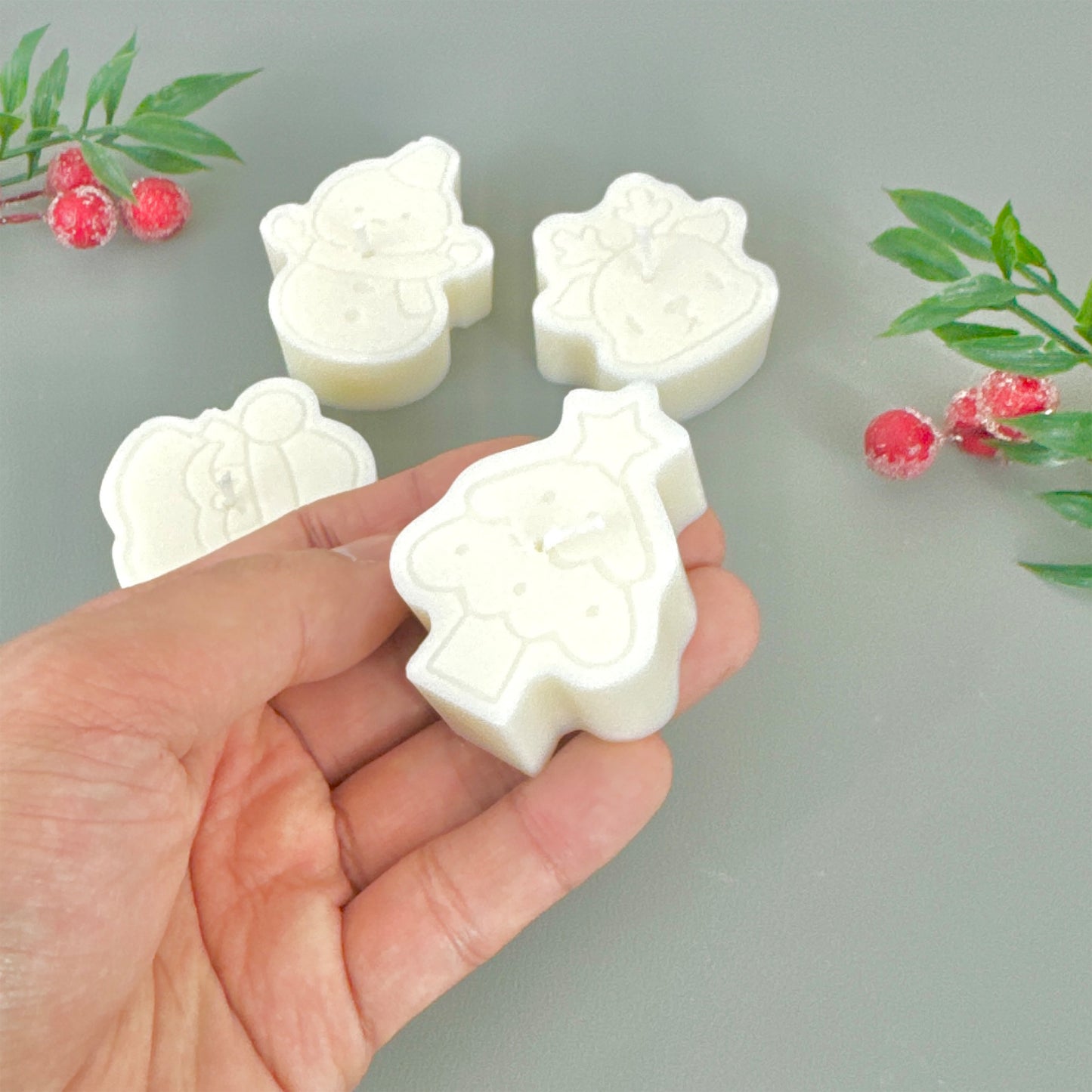 Christmas Candle Gift Set - Festive Tealight Gift - Christmas Gifts