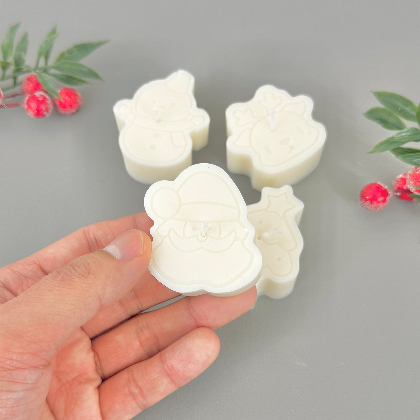 Christmas Candle Gift Set - Festive Tealight Gift - Christmas Gifts