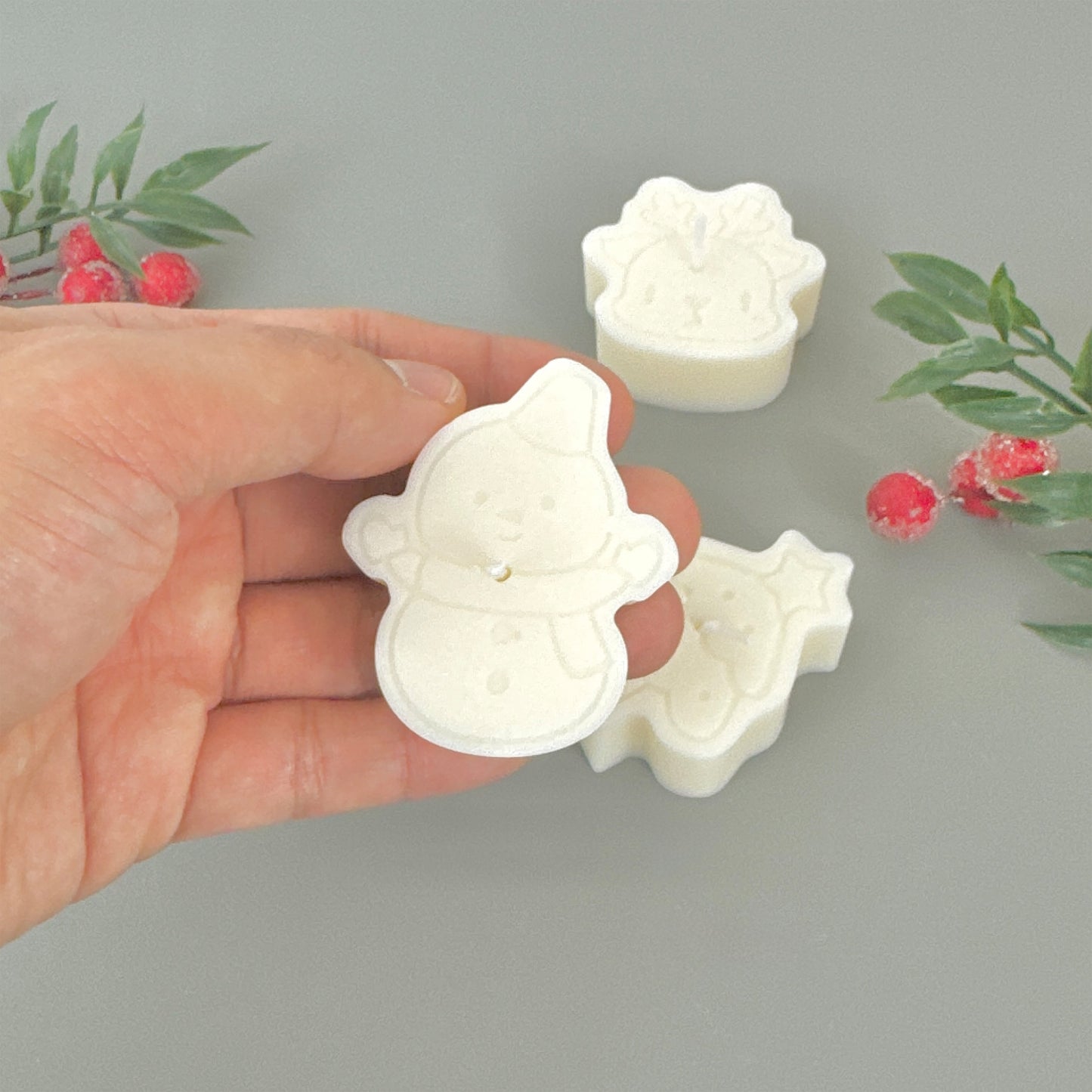 Christmas Candle Gift Set - Festive Tealight Gift - Christmas Gifts