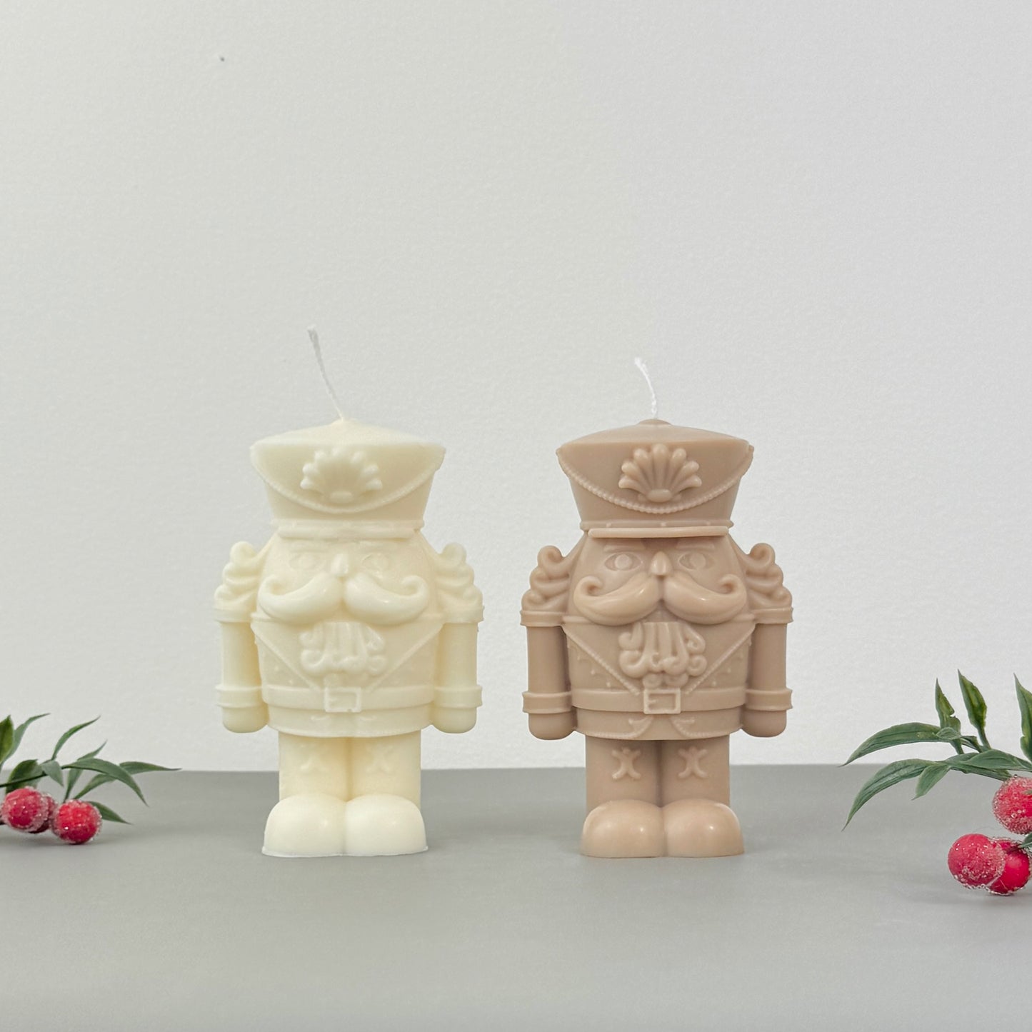 Large Christmas Nutcracker Candle - Christmas Scented Candle